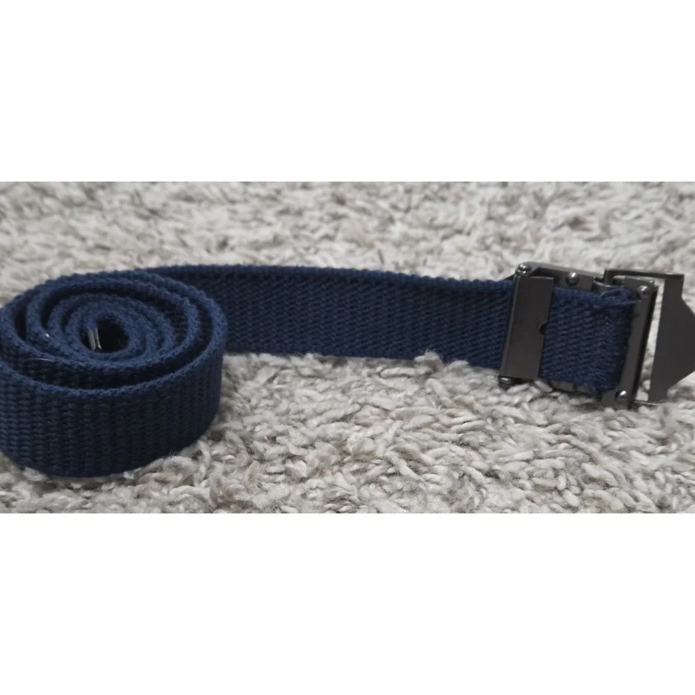 BSA Cub Scout Tiger Belt Blue Metal Buckle Uniform Web Belt Youth Size Vtg